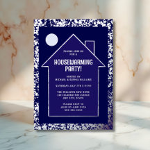 Modern Houseuppvärmning Party New Home Firande