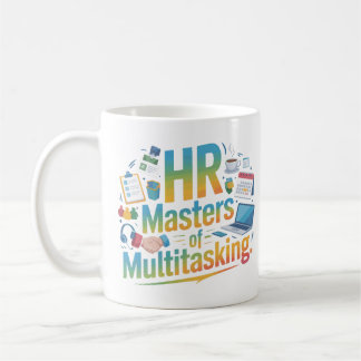 Modern HR Multitasking-mästare Muggdesign Kaffemugg