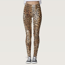 Modern huddesign för leopard leggings