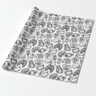 Modern Human Anatomy Science Sketch Halloween Presentpapper
