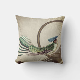 Modern hummingbird design | Ernst Haeckel Inspired Kudde