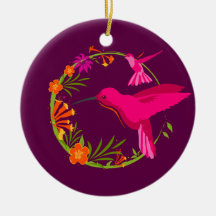 Modern Hummingbird Rosa Lila Personlig