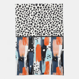 Modern Hund Mönster Kökshandduk