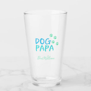 Modern Hund Pappa Glass Glaskopp