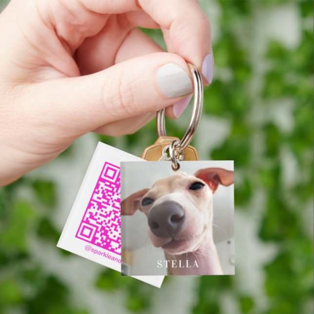 Modern Hund Pet Social Media QR-kodfoto (Skapare uppladdad)