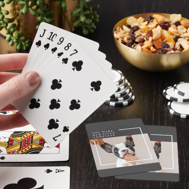 Modern Hund Photo | Hund Offert Casinokort (På plats)