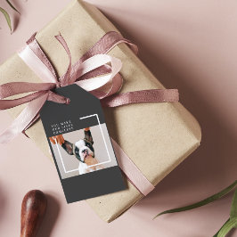 Modern Hund Photo | Hund Offert Presentetikett