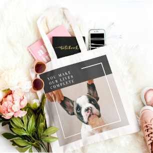Modern Hund Photo Hund Offert Tygkasse