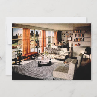 Modern hushållsuppvärmning Party i mitten av århun Inbjudningar