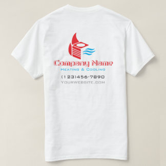 Modern HVAC-logodesign Uniform T Shirt
