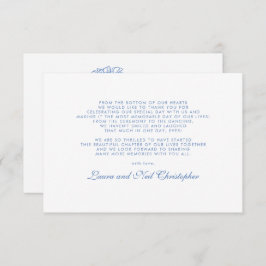 Modern Hydrangea Dusty Blue Bröllop Tack