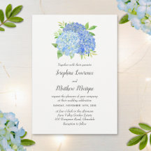 Modern Hydrangea Flowers Bröllop