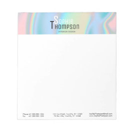 Modern hydrografisk flytande marmor anteckningsblock