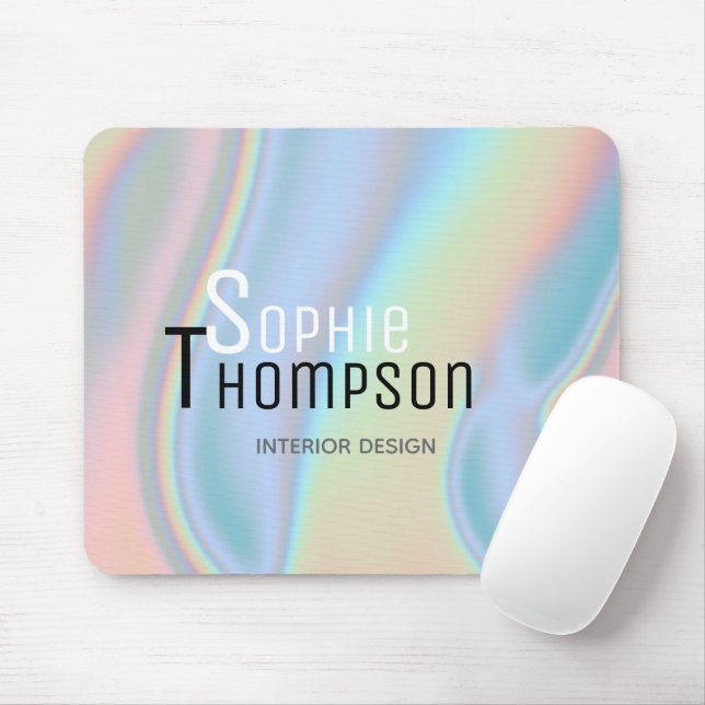 Modern hydrografisk flytande marmor musmatta (Med mus)