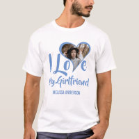 Modern I Kärlek Min flickvän | Hjärtfoto T-Shirt