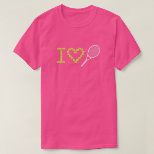 Modern I Kärlek Tennis Rosa T Shirt