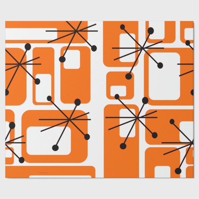 Modern i mitten av århundradet presentpapper (Seam)