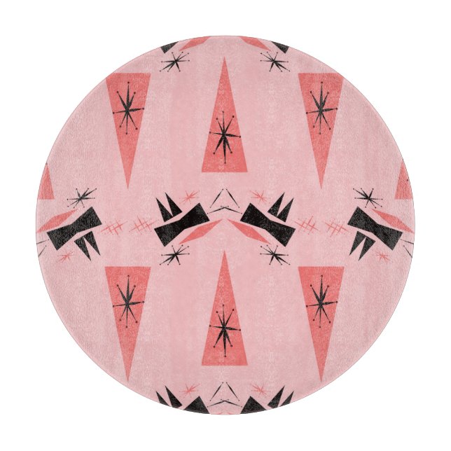 Modern i mitten av århundradet: Rosa Coral Mönster (Framsidan)