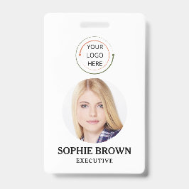 Modern ID-kort | Minimalistisk arbetsförmedling QR