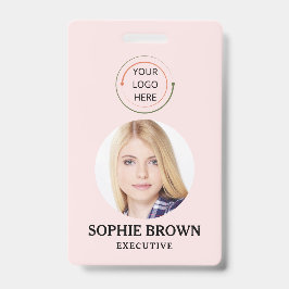 Modern ID-kort | Minimalistisk arbetsförmedling QR