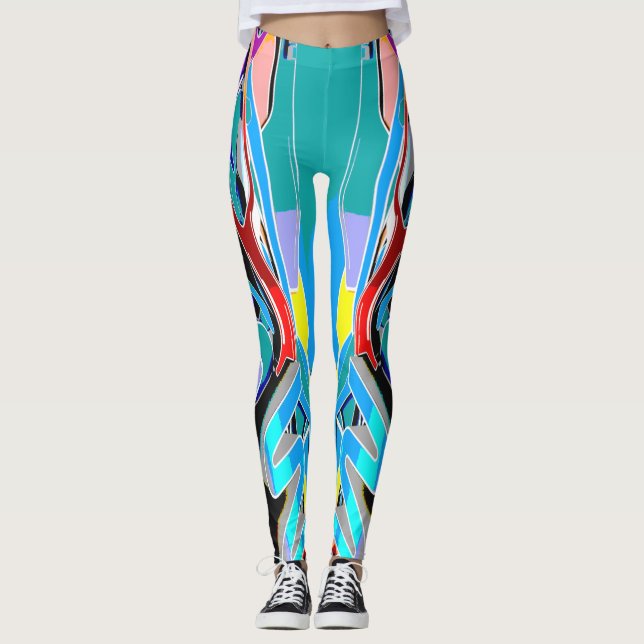 Modern idrott leggings (Framsida)
