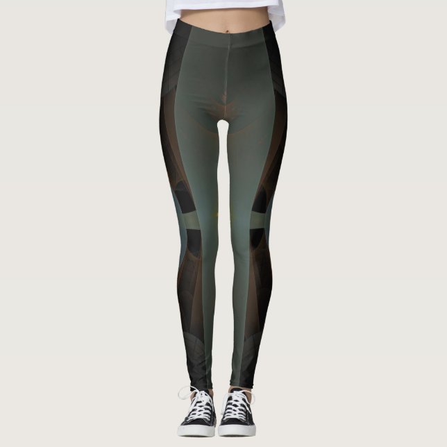 Modern idrott leggings (Framsida)