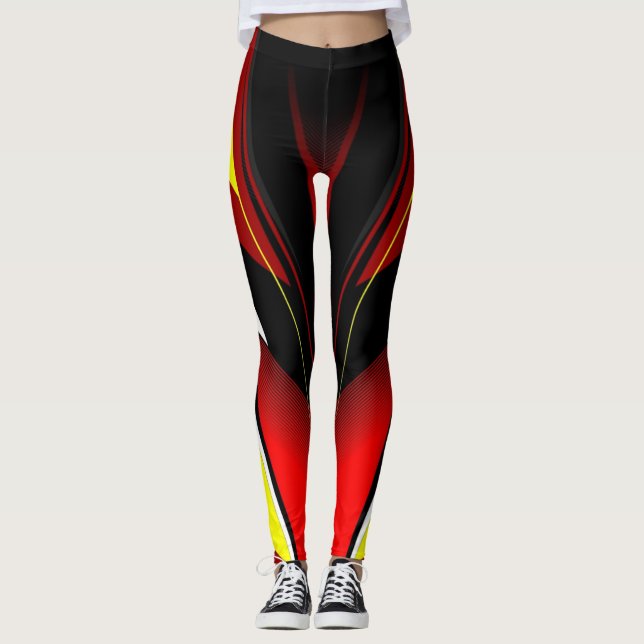 Modern idrott leggings (Framsida)