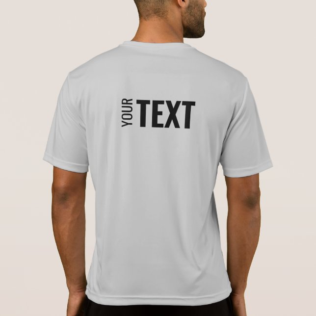 Modern idrott på baksidan av manar t shirt (Baksida)