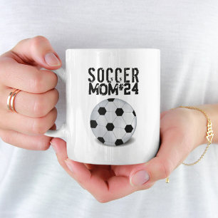 Modern idrottare Mamma Cute Simple Player Kaffemugg