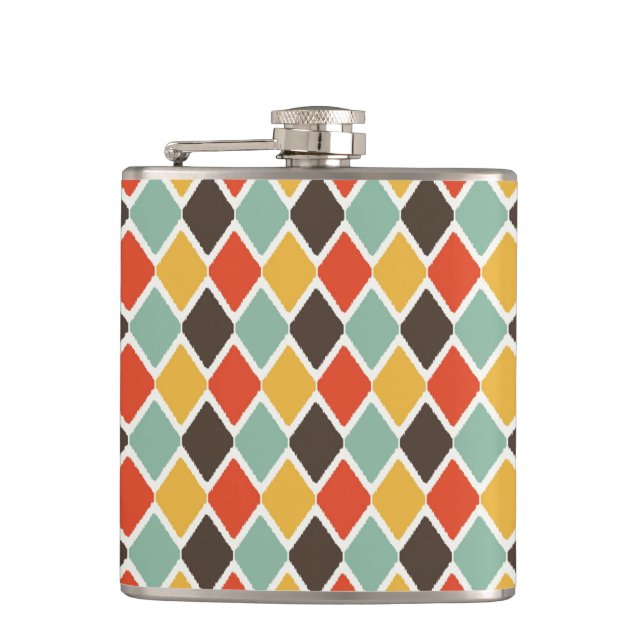 Modern ikat-stammen mode mönster fickplunta (Framsidan)