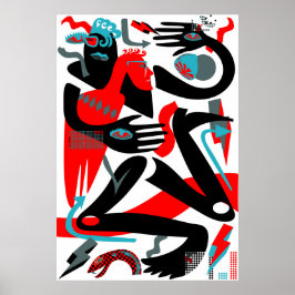 Modern illustration poster