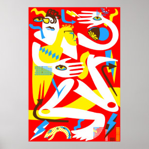 Modern illustration poster