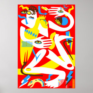 Modern illustration poster