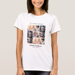 Modern In Loving Memory 5-bilds begravning T Shirt