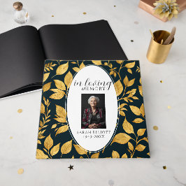 Modern In Loving Memory Foam Board with Photo Gästböcker