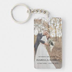 Modern “In Loving Memory” Foto Minnessaker
