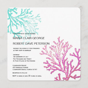 Modern inbjudan för bröllop för