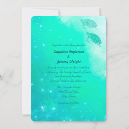 Modern Inbjudan för kvicksilverbäckenbröllop