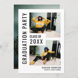 Modern inbjudan till Black & White 3 Photo Student