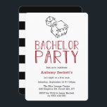 Modern inbjudan till Casino-nattens Bachelor-parti<br><div class="desc">Fira i stil med trendigets inbjudningar. Utformningen är enkel att anpassa med din egen formulering och din familj och dina vänner kommer att bli glada när de tar emot dessa fantastiska inbjudningskort i party.</div>