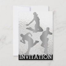 Modern inbjudan till Dancer Hip hop Urban Klubb Vi