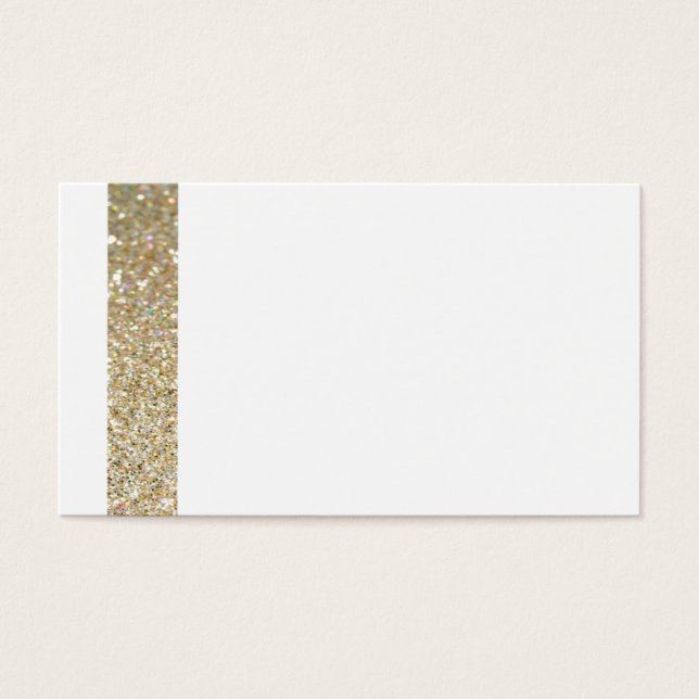 Modern inbjudan till elegant i Guld Visitkort (Framsidan)