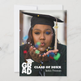 Modern inbjudan till fotoStudentfest