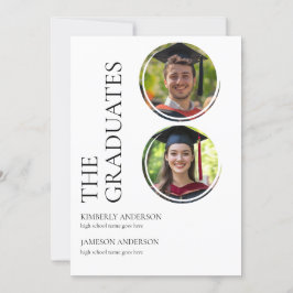 Modern inbjudan till gemensam Studentfest