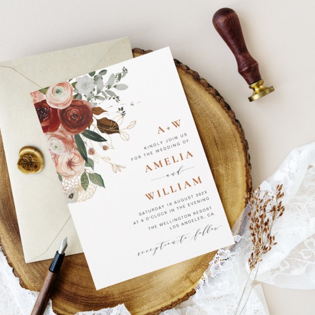 Modern inbjudan till gieneri-bröllop (Skapare uppladdad)