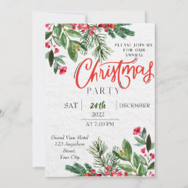 Modern inbjudan till Grey-julpartiet