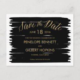 Modern inbjudan till penselpropaganda för bröllop