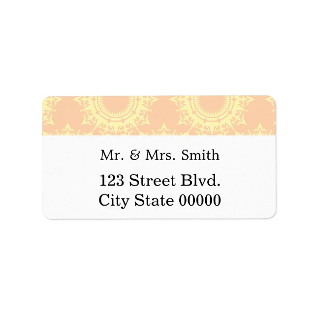 Modern inbjudan till Stil Adressetikett (Framsidan)