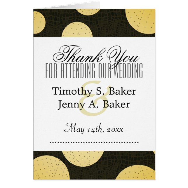 Modern inbjudan till Stil Hälsningskort (Framsidan)