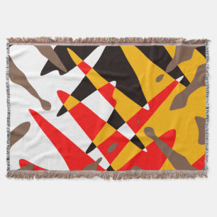 Modern inbyggd konst Blanket 4 Nationell Thevets B Filt